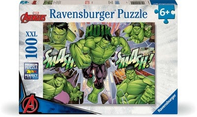 Ravensburger Marvel Avengers Hulk XXL Puslespill 100 Brikker