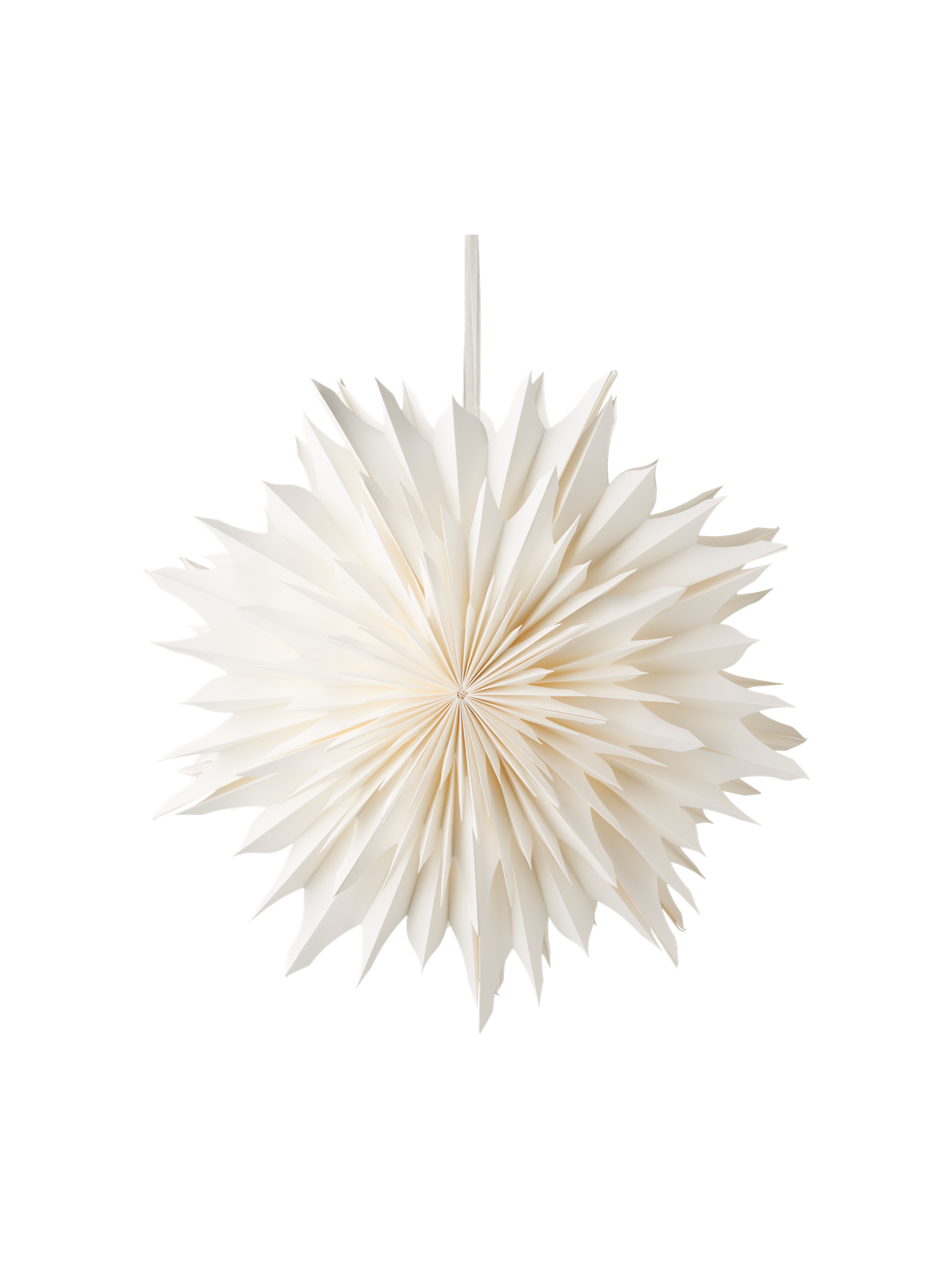 Snefnug til ophæng Ø50 | Papir. Ø50 cm. | White
