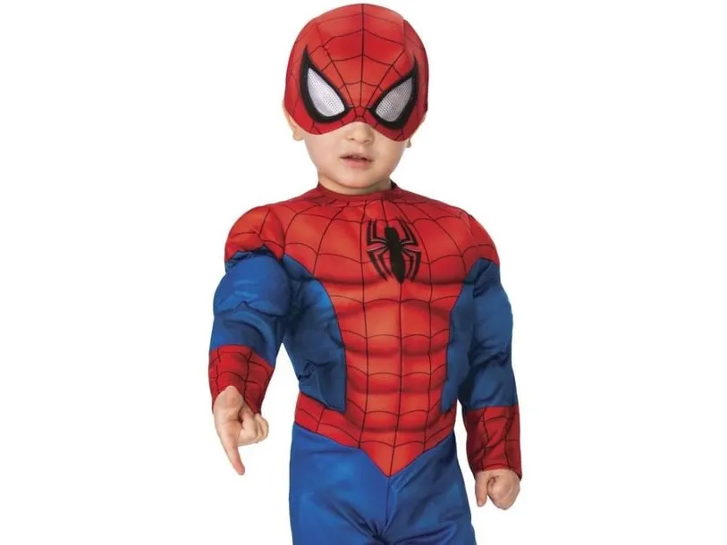 Spiderman Udklædningstøj (Str. 12-24 Måneder) Optil 84cm