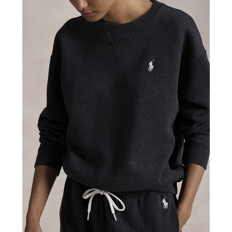 Polo Ralph Lauren ARCTIC FLEECE-LSL-SWS Black marl heather
