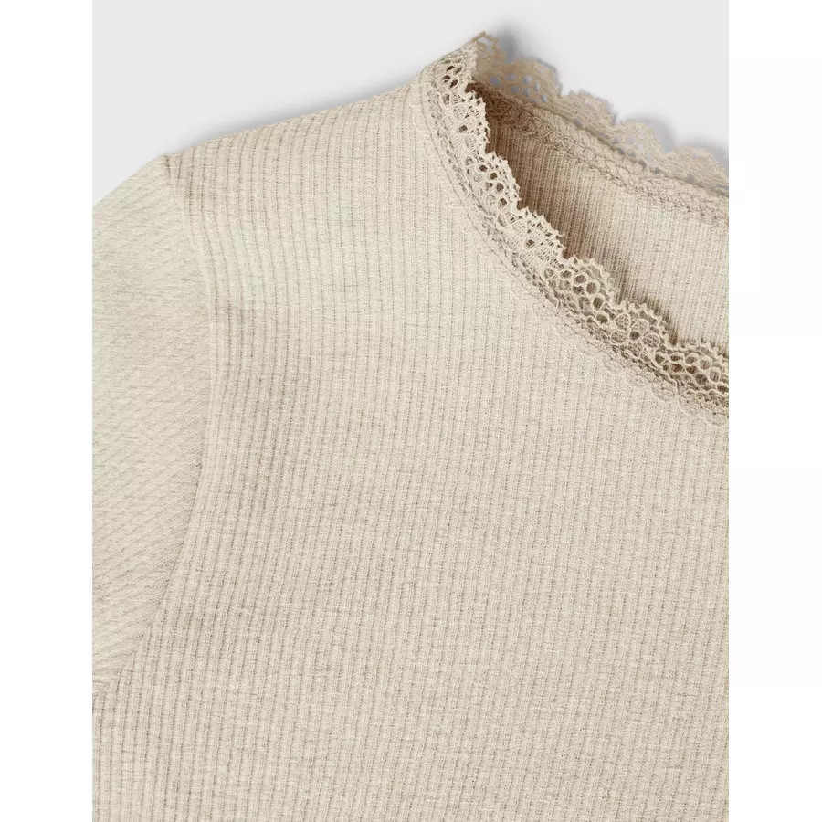 name it Langarmshirt Nmfkab Peyote Melange