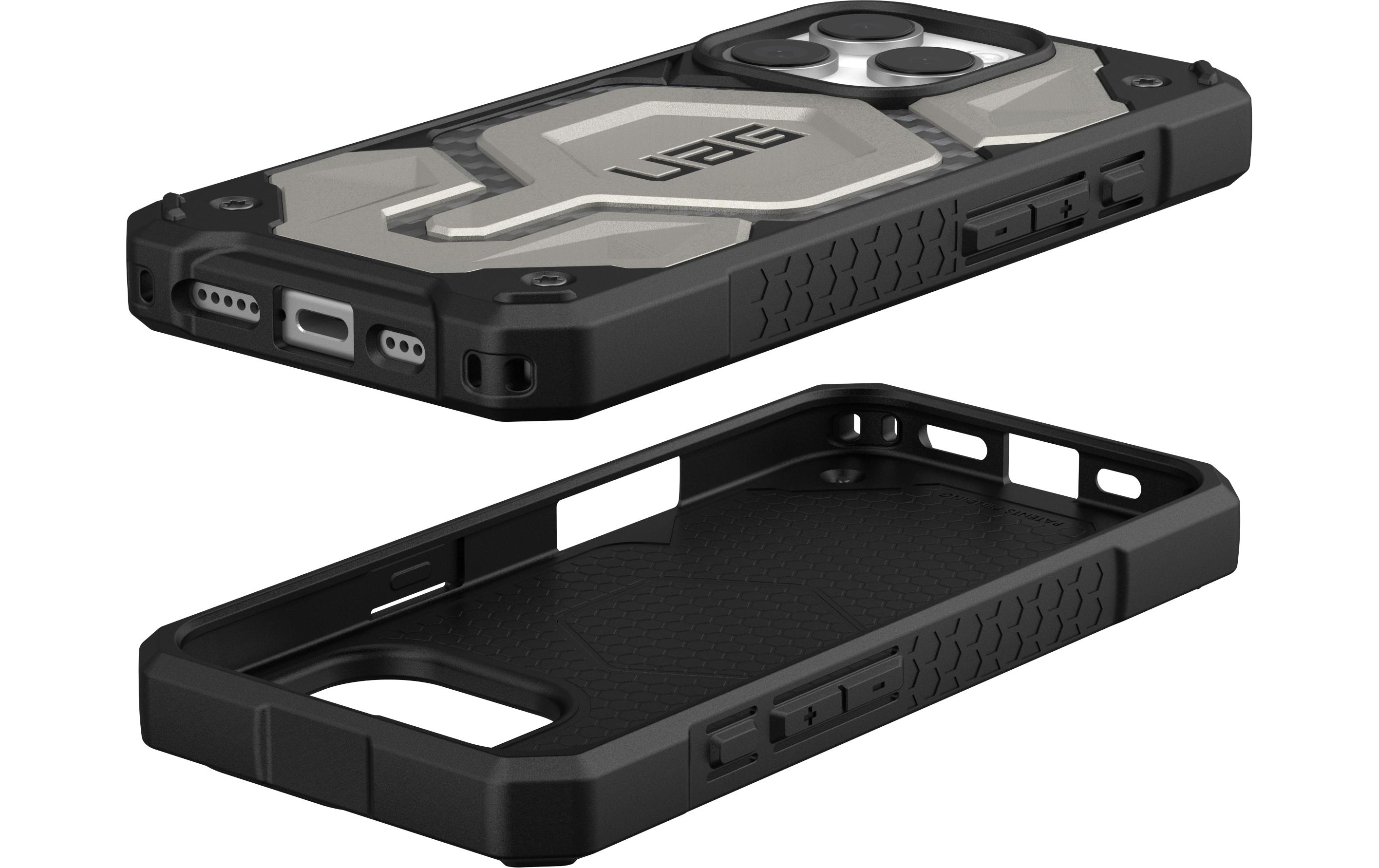 Back Cover Monarch Pro iPhone 16 Pro TitaniumSchutzhülle für das Apple iPhone 16 Pro