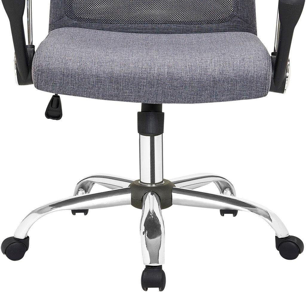 SalesFever Drehstuhl »Komfortabler Stuhl fürs Büro« () Charmantes Design mit Schmetterlingsmechanismus