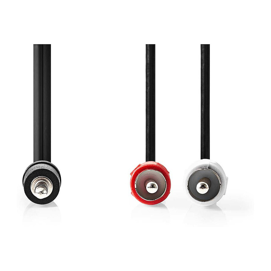 Nedis Cable Audio Stéréo Jack 3.5 mm mâle vers 2x RCA mâle - 3 m