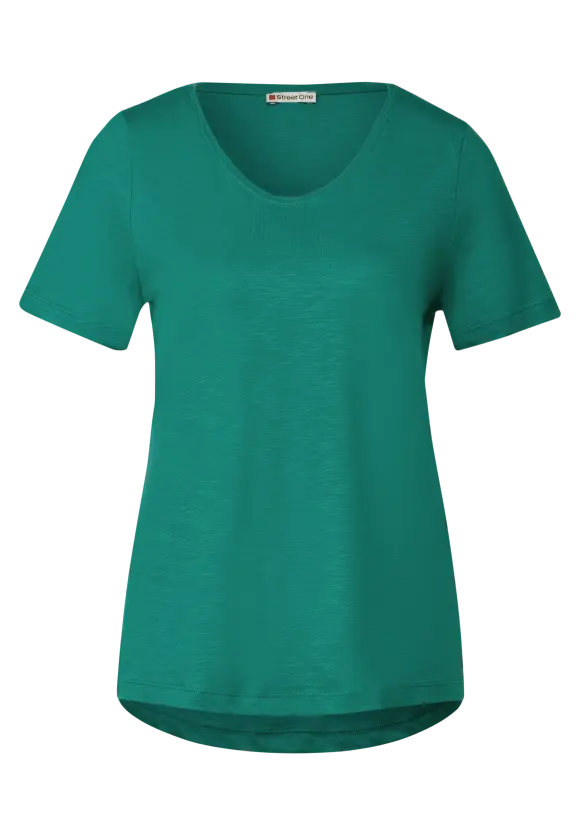 Basic T-Shirt - intense aqua
