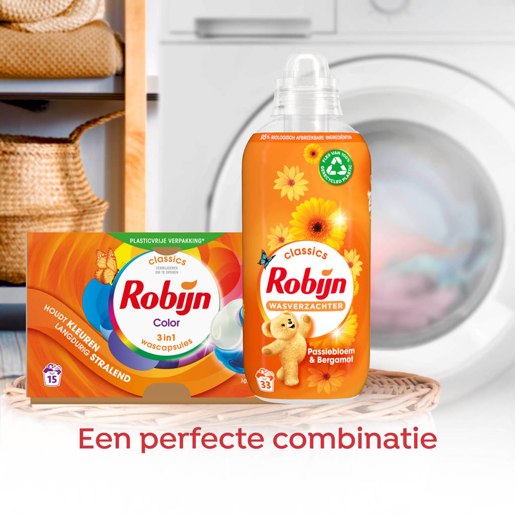 Aanrader3-in-1 wascapsules Color - 4 x 15 wasbeurten - 60 wasbeurten