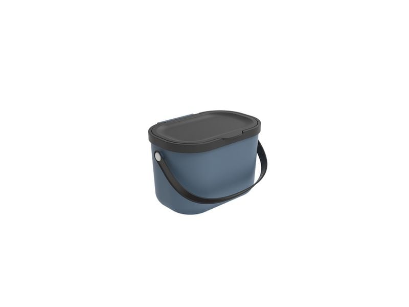 Rotho Komposteimer Albula 3.2 l, Horizon Blau Bioabfallbehälter