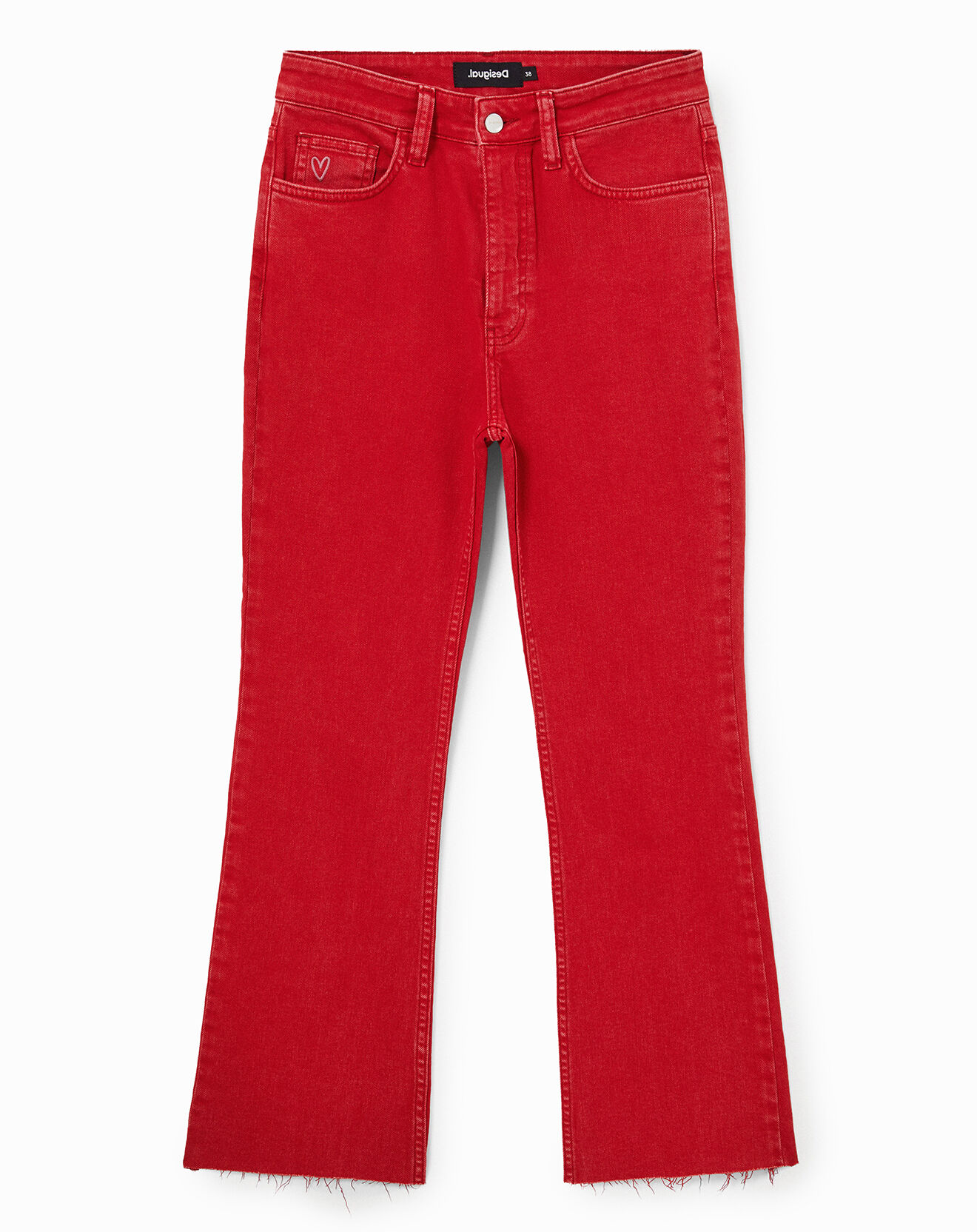 Desigual Pantalon Zoey rouge bordeaux