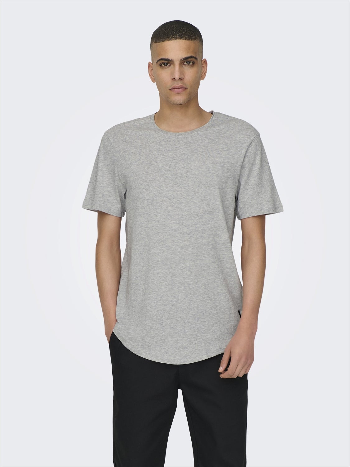 ONSMATT T-shirt Light Grey Melange
