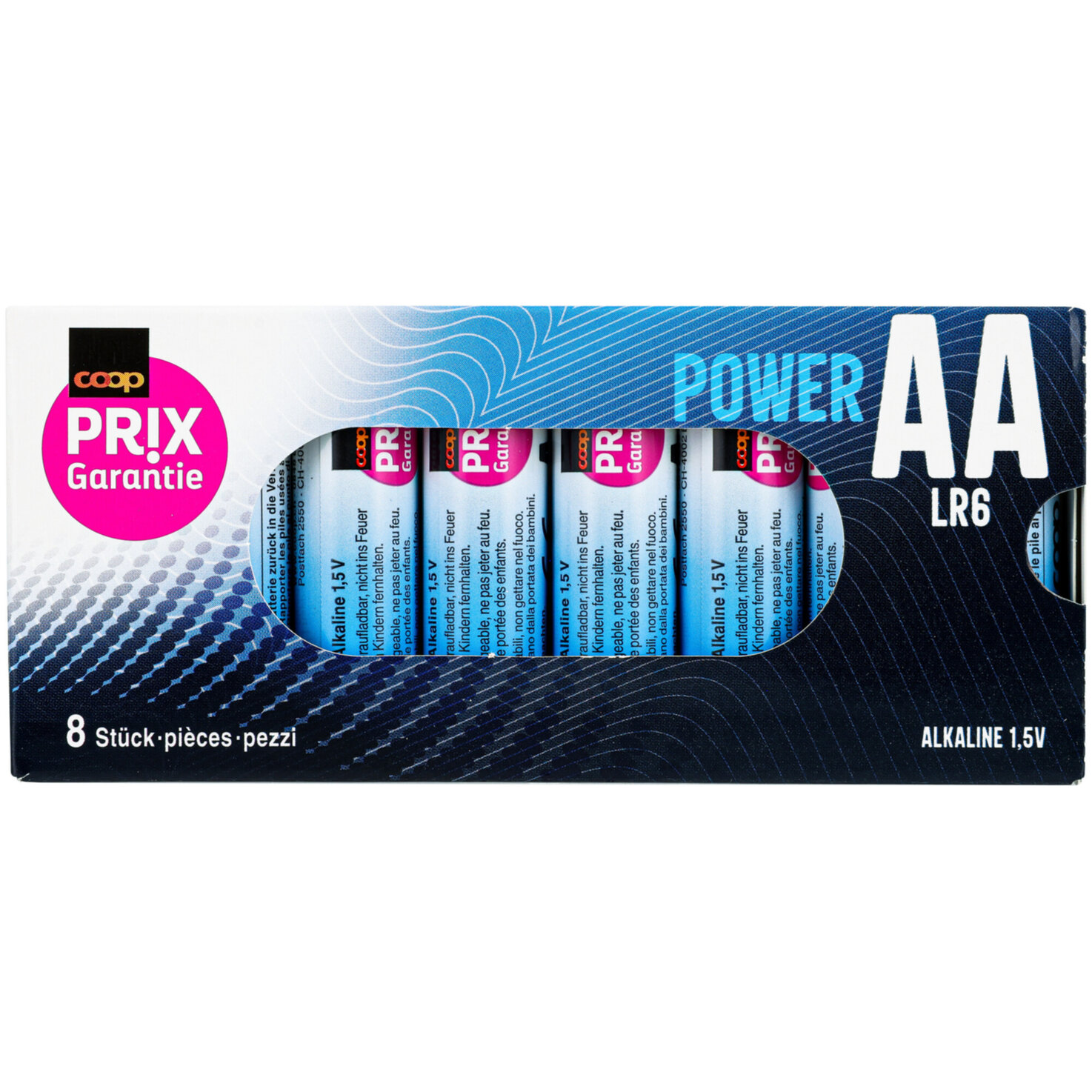 Prix Garantie Batterien AA/LR6 8 Stück