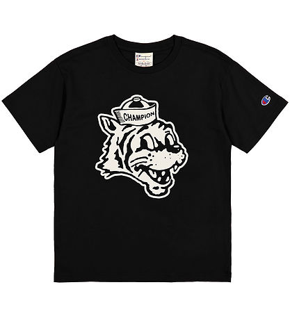 Champion T-Shirt - Schwarz m. Print