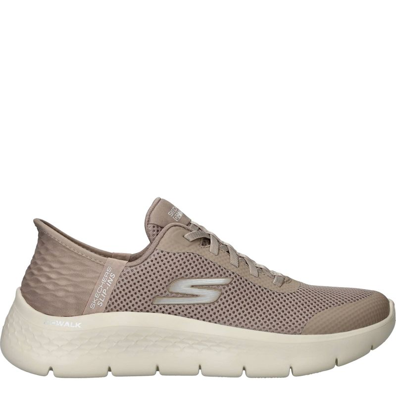 Skechers Slip-Ins Go Walk Flex Sneakers Taupe Dames