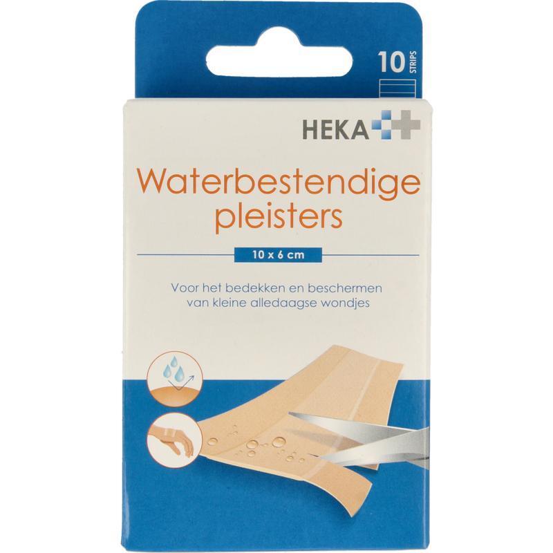 Heka Waterbestendige Pleisters 10 x 6 CM 10 Stuks