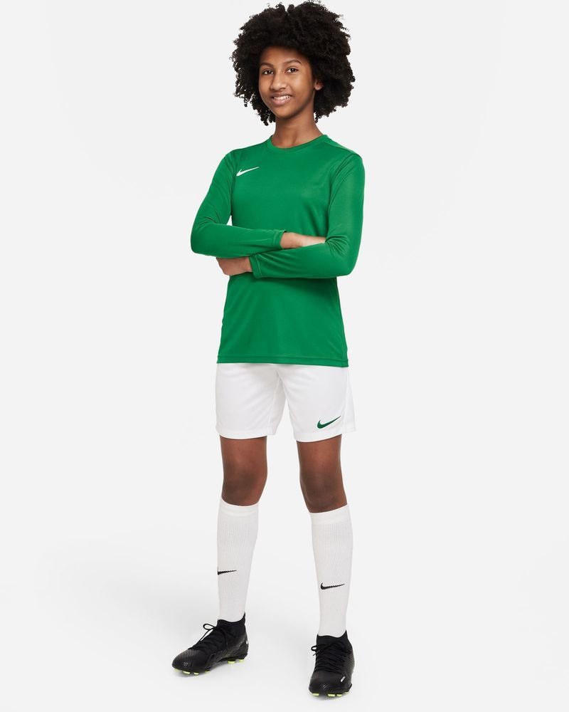 Short Nike Park III Blanc & Vert pour enfant