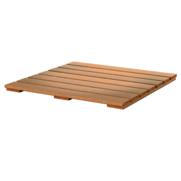 Vlondertegel glad Hardhout ca. 50x50 cm
