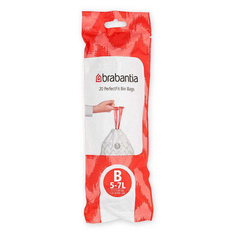 AVFALLSPOSER BRABANTIA B 5 LITER 20STK/PK