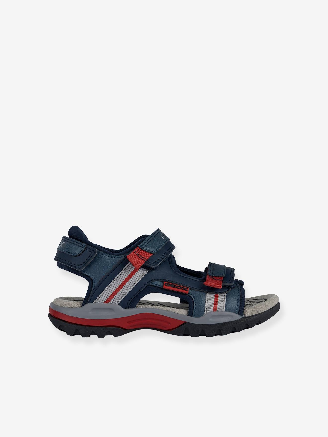 Sandálias infantis Geox® Borealis Boy A, vermelhas