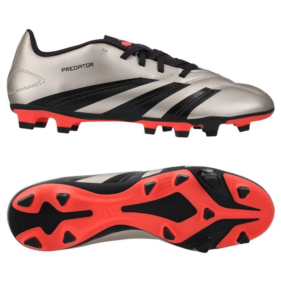 adidas Predator Club FxG Vivid Horizon - Argenté/Aurora Black/Turbo