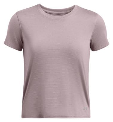 Maillot manches courtes Under Armour Launch Run Rose Femme