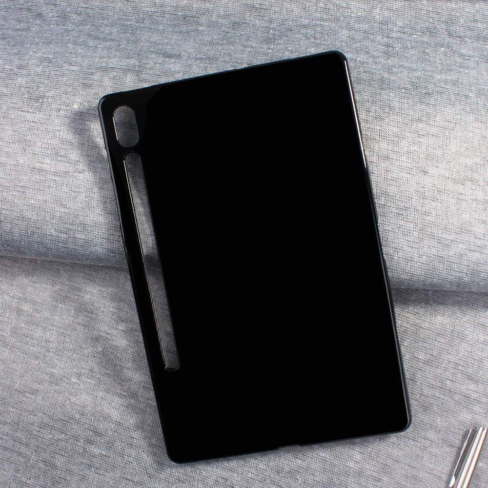 Samsung Galaxy Tab S8 Ultra Gummi Case Schutzhülle - Schwarz (Matt)