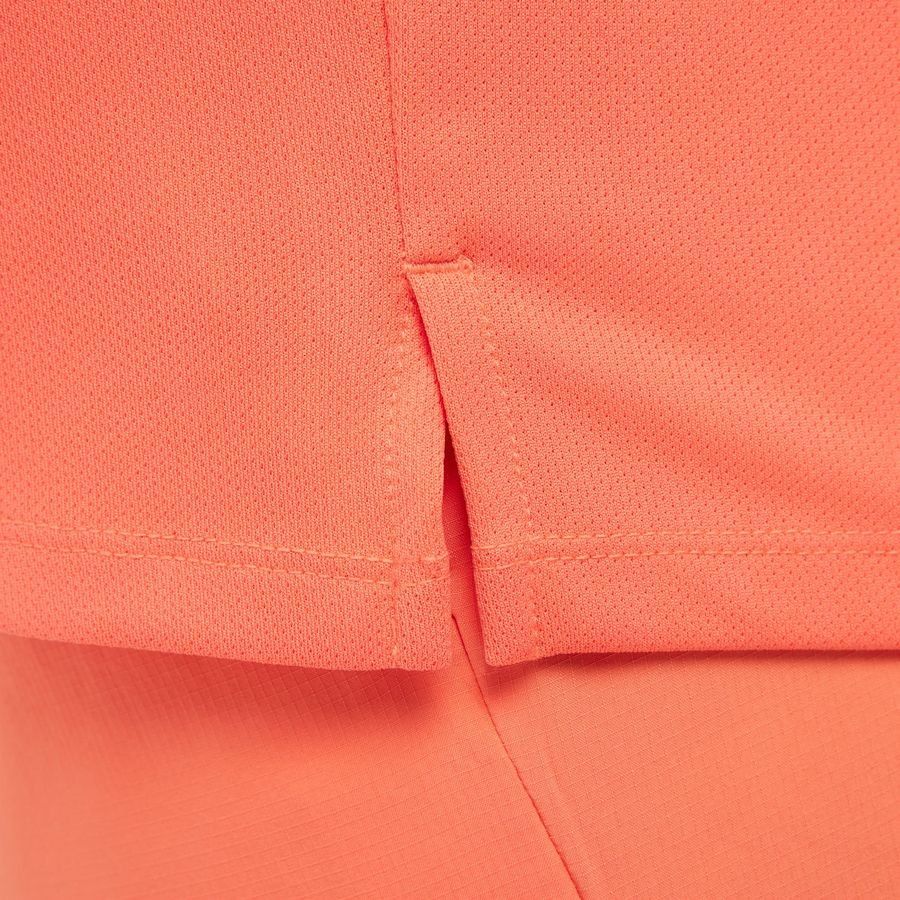 Nike T-shirt Running Dri-FIT UV Miller - Orange/Argenté