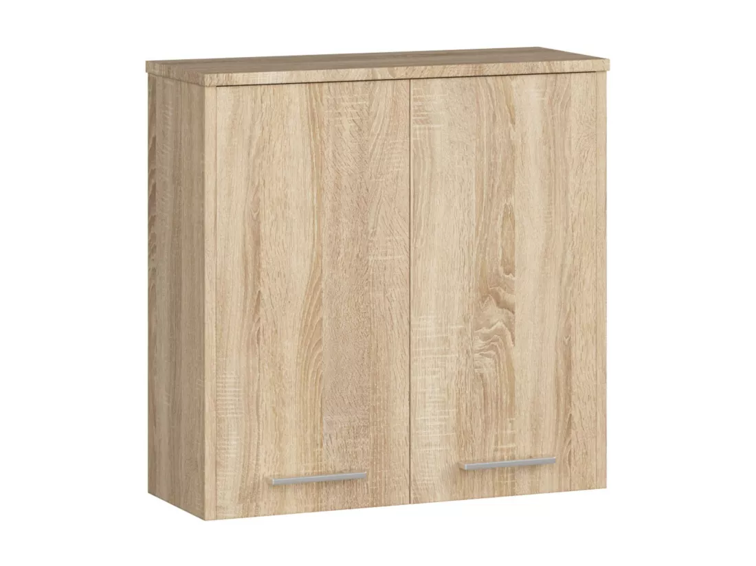 Armoire salle de bains AKORD FIN accr. au mur Chêne Sonoma 60 cm 2 portes façade Chêne Sonoma 2 étagères 60x22,5x60 cm