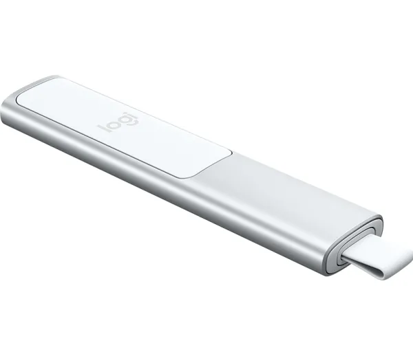 Logitech Spotlight - Fjernbetjening til præsentation - 3 knapper - sølv