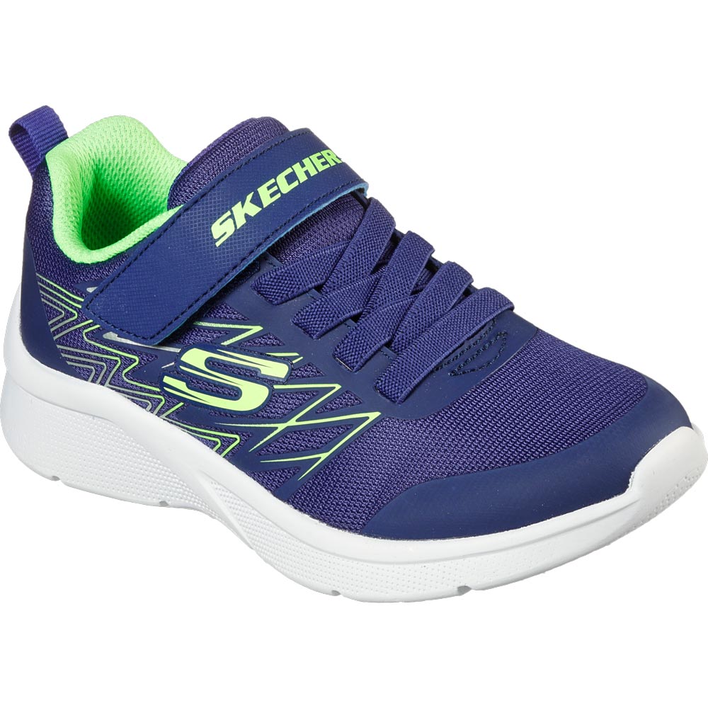 Skechers Microspec Texlor Sneaker Kinder blau