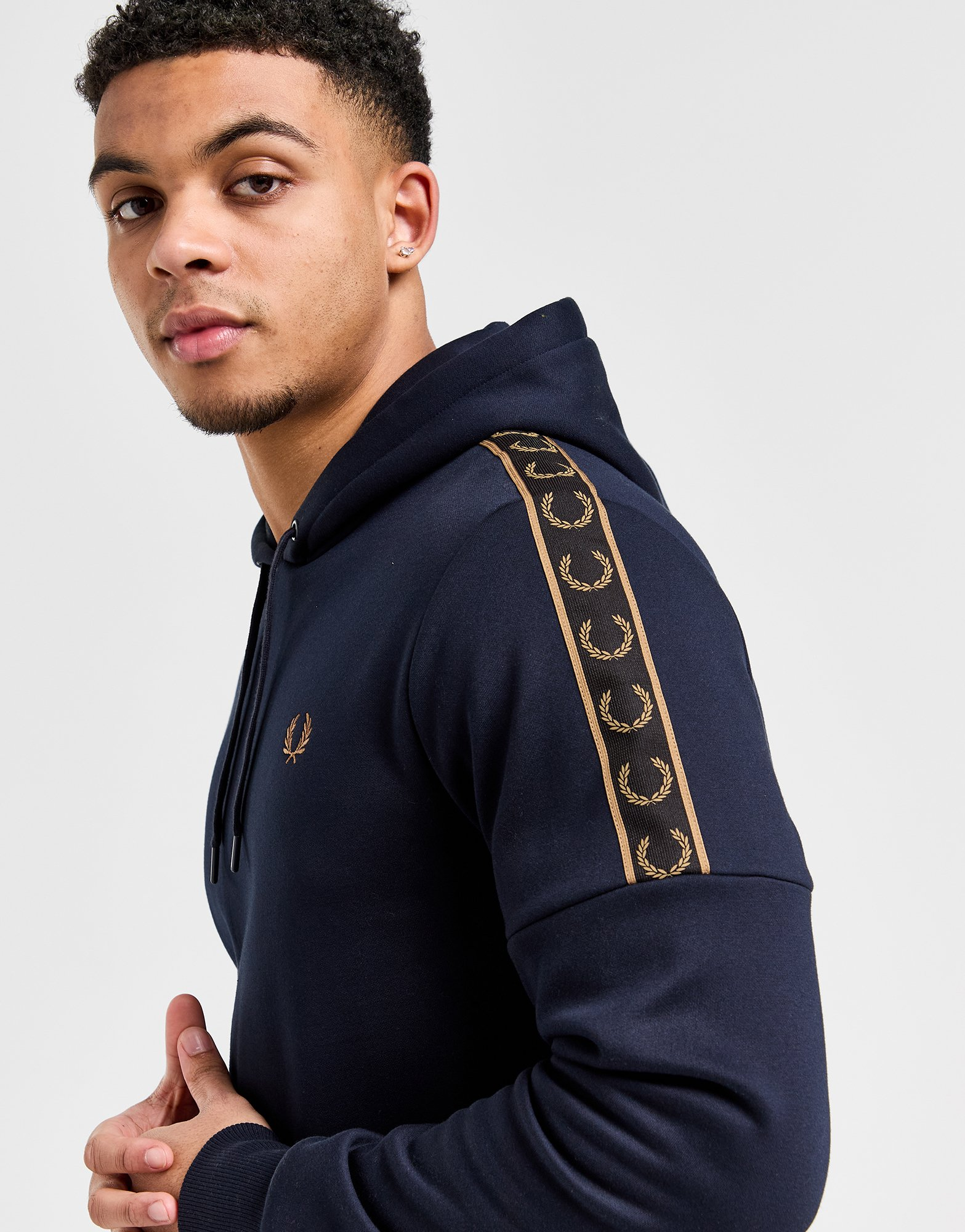 Fred Perry Sweat à Capuche Tape Homme