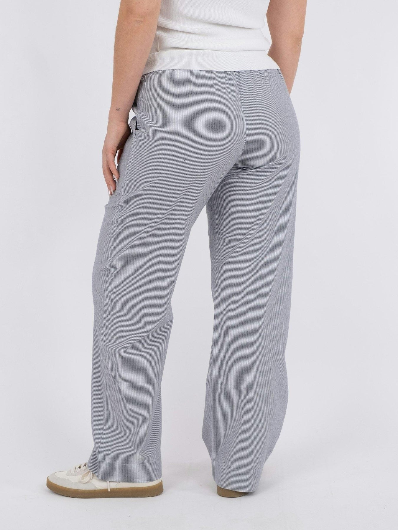 Neo Noir Sonar Mini Stripe Pants dark navy
