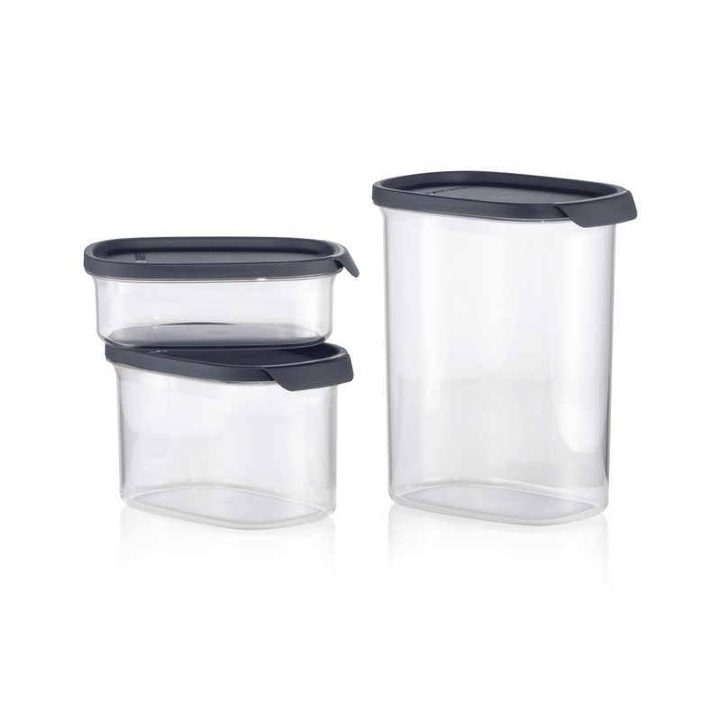 Ultra Clear® 1 l oval Die Behälter verschönern deine Vorratskammer