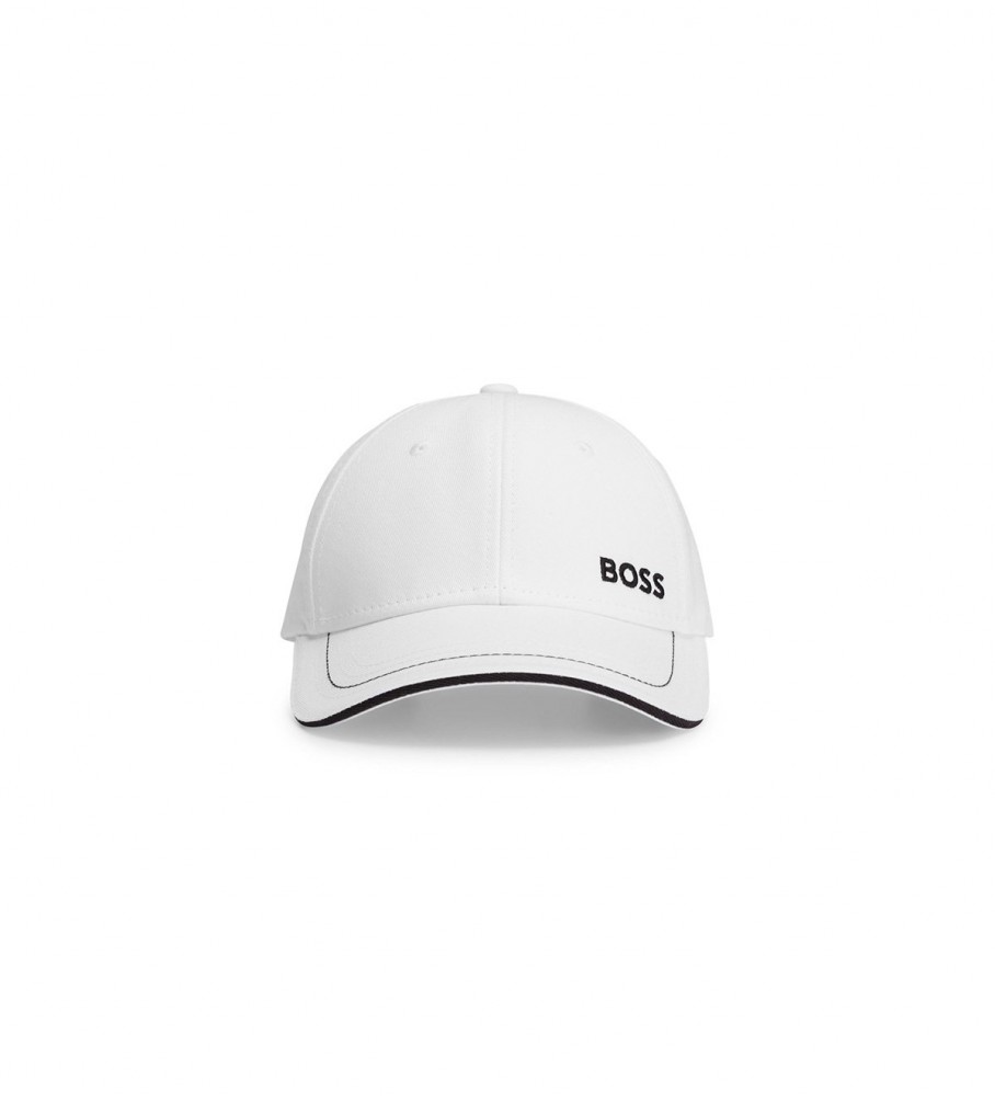 Boné BOSS com detalhes em branco