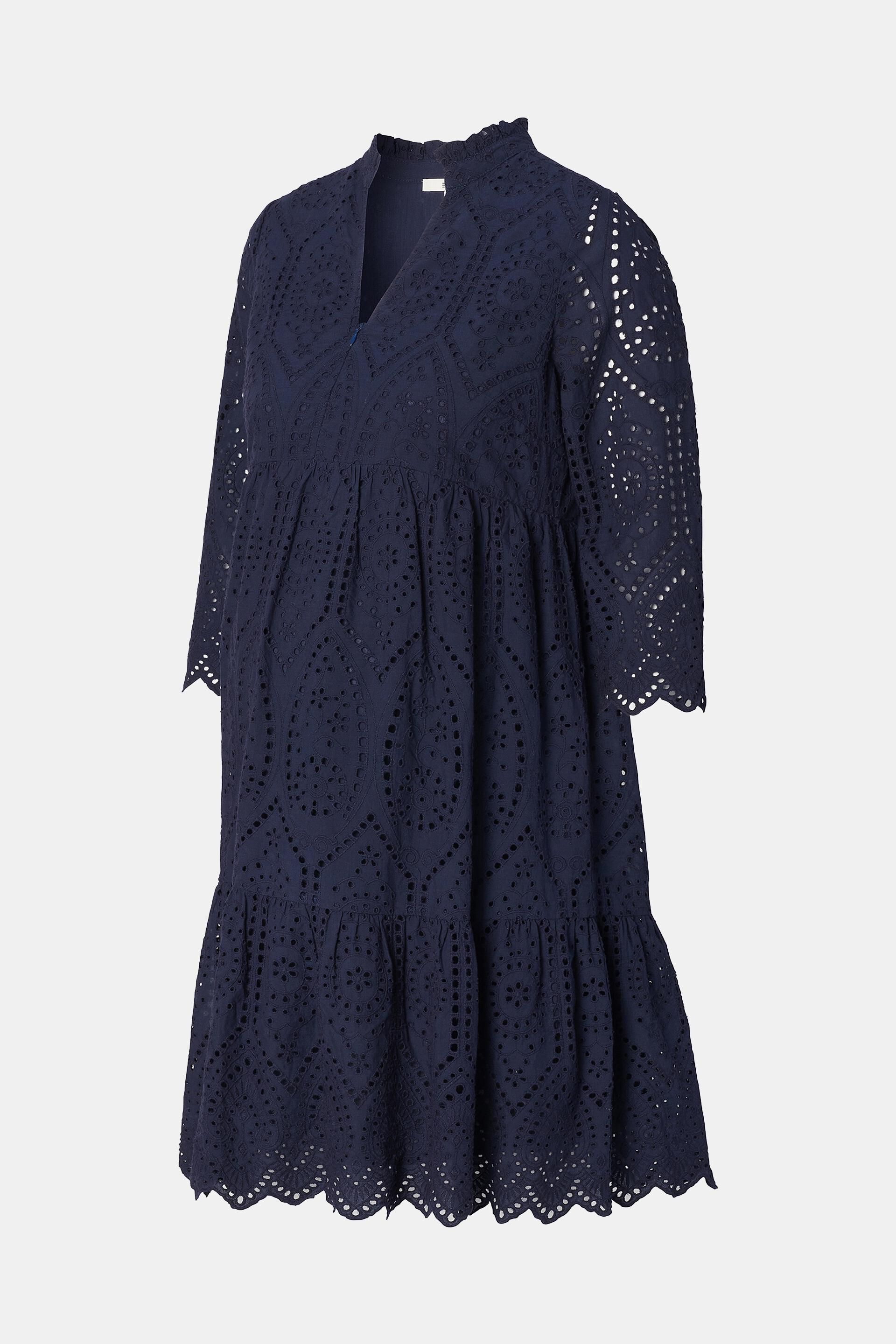Robe ornée de broderie anglaise avec fonction d’allaitement