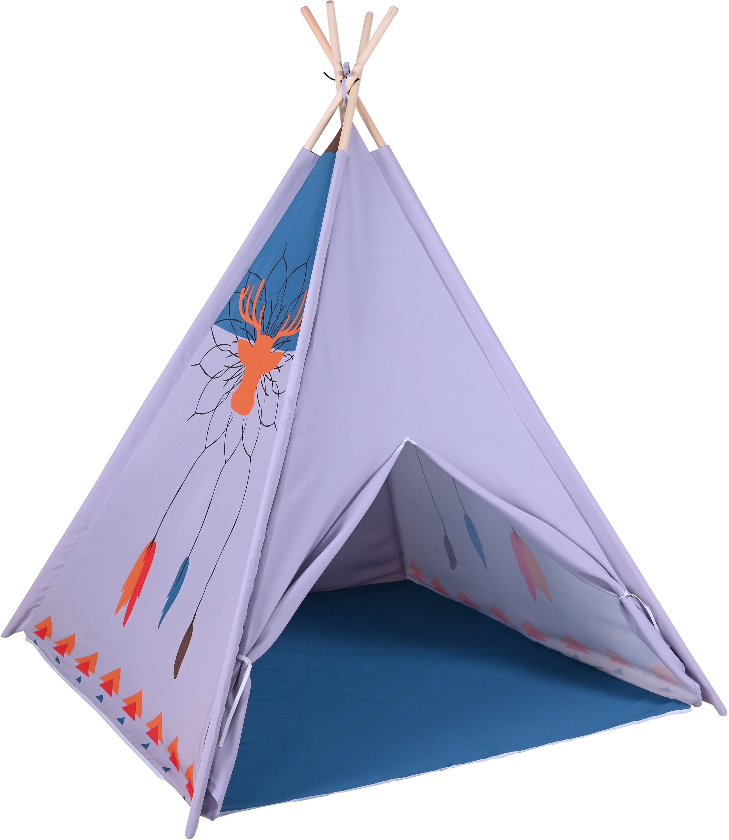 Knorrtoys® Spielzelt »Tipi Dreamcatcher« mit Zeltstangen aus Holz