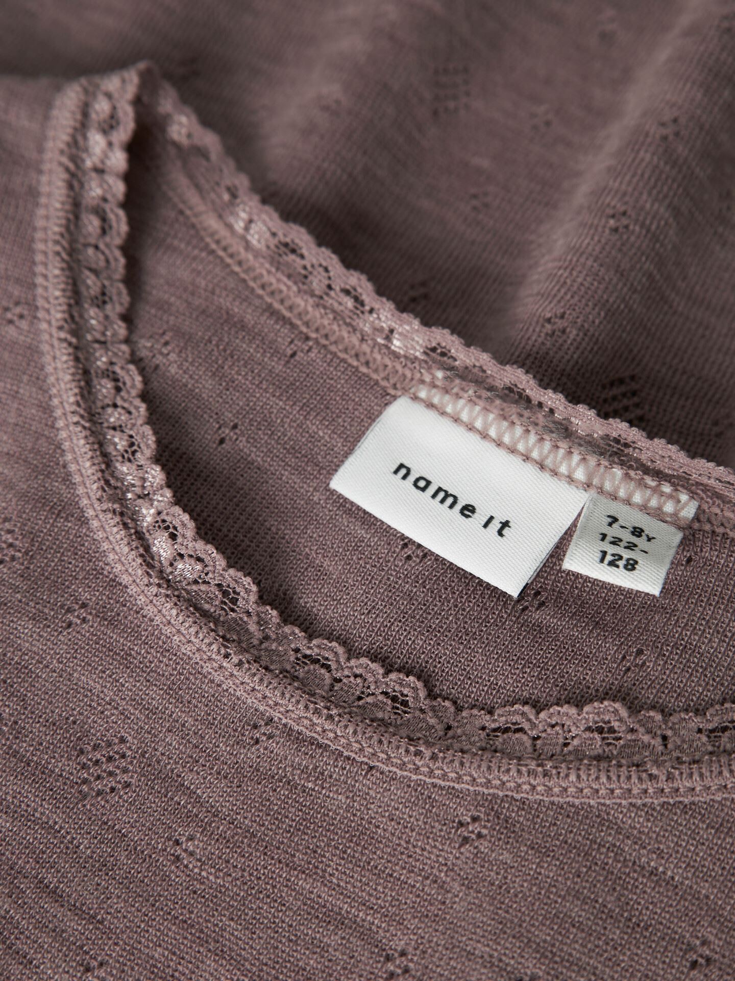 Wang Wool Needle Long Sleeve Top Solid