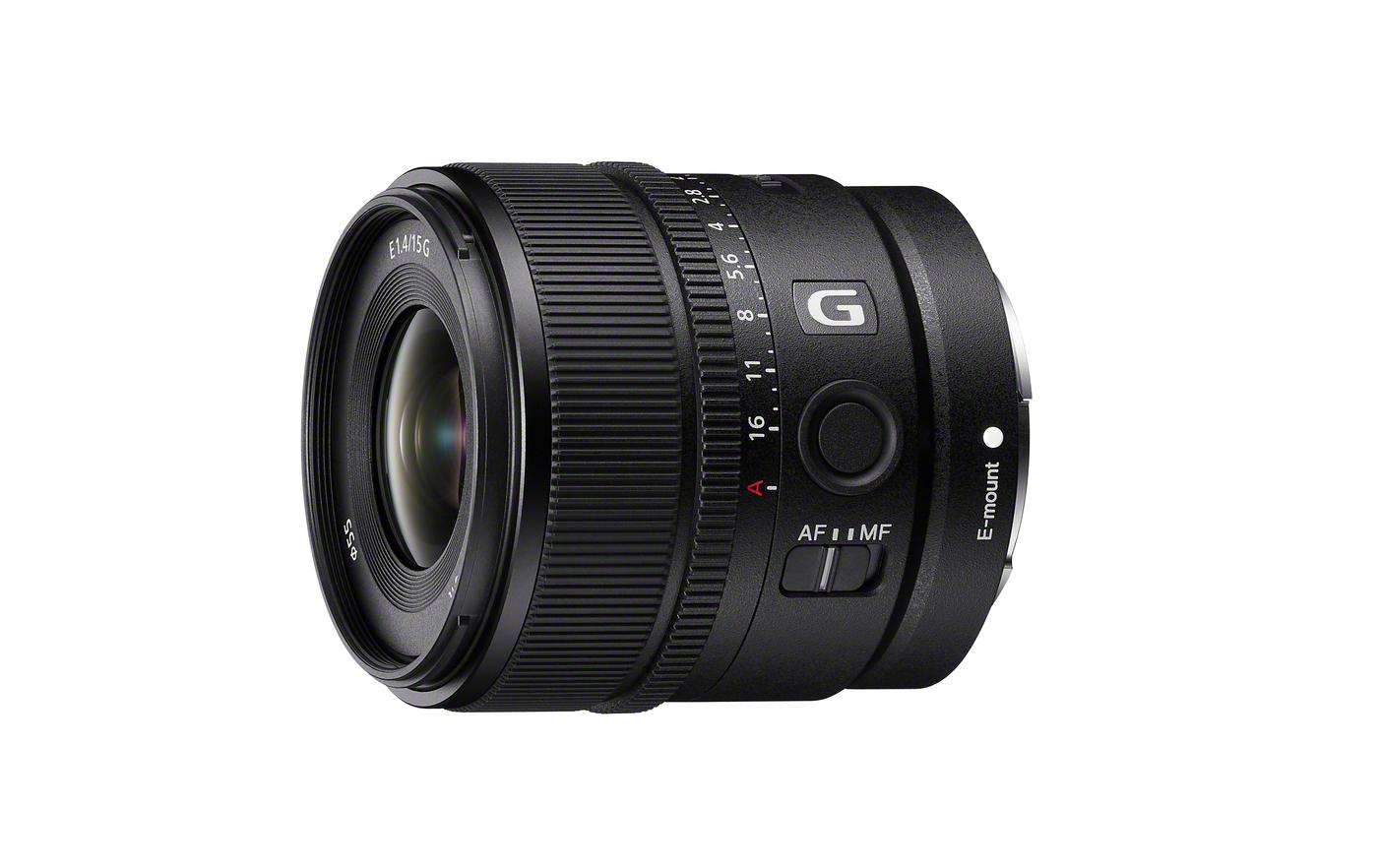 Festbrennweite E 15mm F1.4 G – Sony E-Mount<br>Ultra-Weitwinkel-Objektiv mit konstanter F1.4-Blende und hervorragende Bildqualität sowie ideale Bedienbarkeit