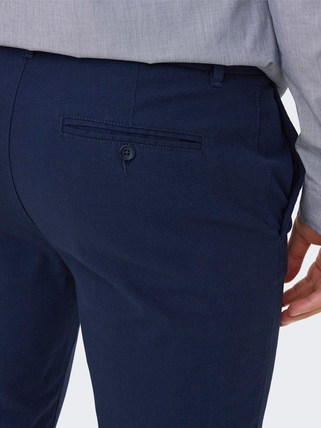 ONSMARK Slim Fit Hose Dark Navy
