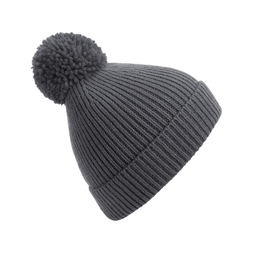 Gorro Beanie De Punto Beechfield Engineered Con Pom Pom