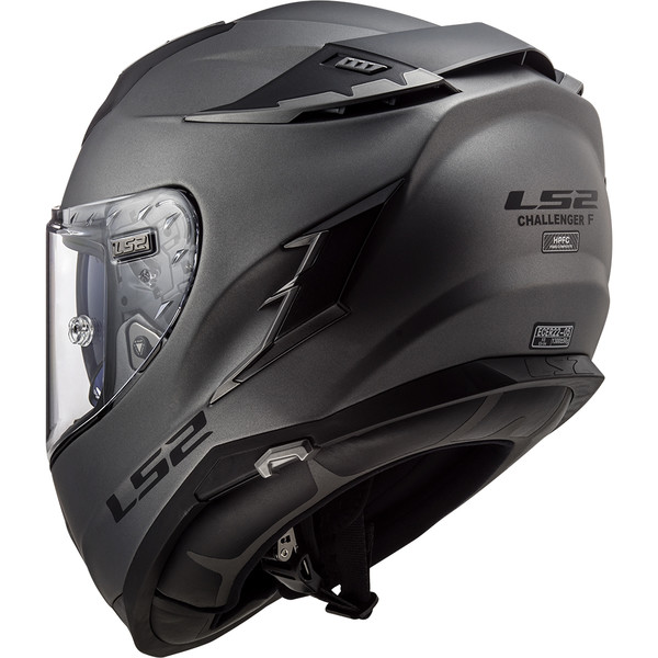 LS2 - Casque FF327 Challenger Solid Gris Mat