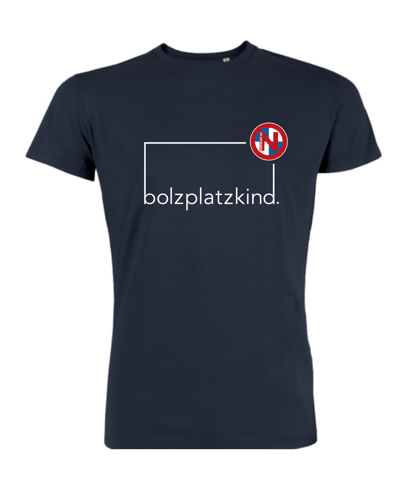 Bolzplatzkind x FC Eintracht Norderstedt T-Shirt Navy Weiss