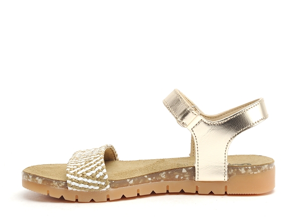 Bopy nu pieds enfant epaille or