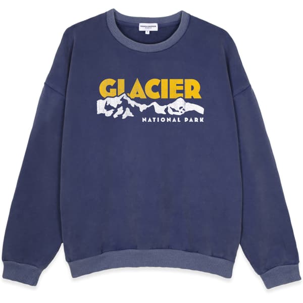 Sweatshirt FRENCH DISORDER BRADY WASHED GLACIER NIGHT BLUE