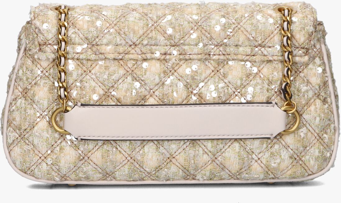 GUESS gouden guess schoudertas giully convertible xbody flap