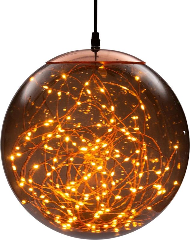 Anna's Collection - Smokey Ball met LED 'Magique' (Ø18cm)