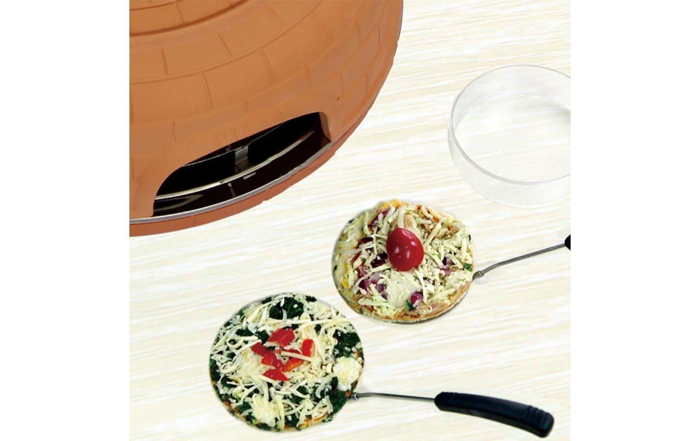 Pizzaofen Mini für 6 PersonenPizza-Dom aus Terracotta