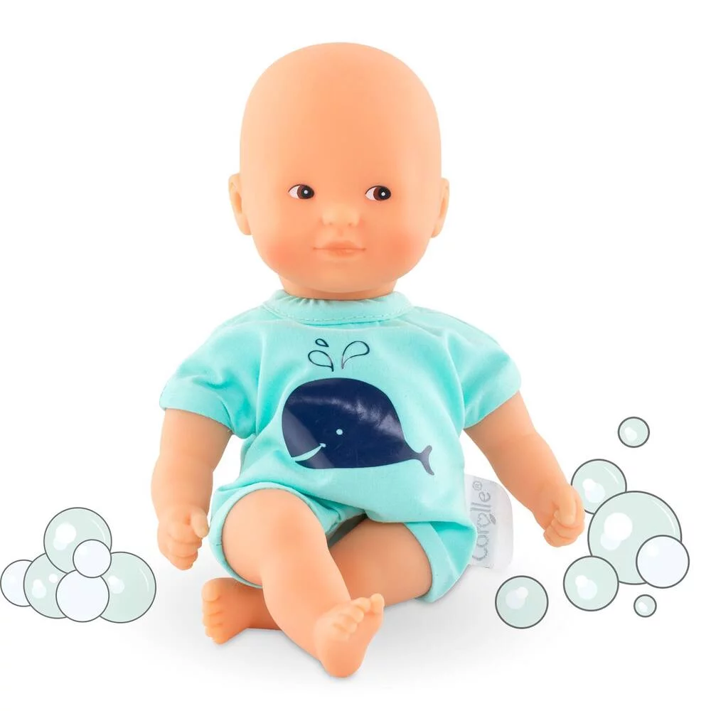 POUPON - MINI BAIN BLEU - 20CM - COROLLE MON PREMIER POUPON
