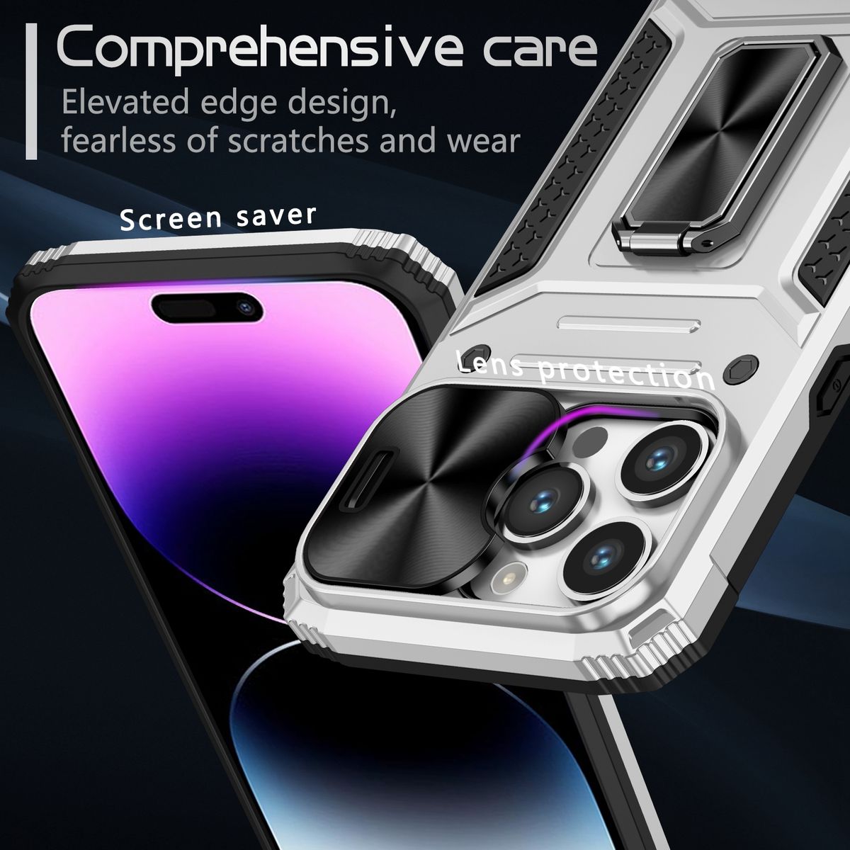 Hülle für Apple iPhone 15 Pro Max Schutz Handy Case Cover Kamera Tasche Etuis