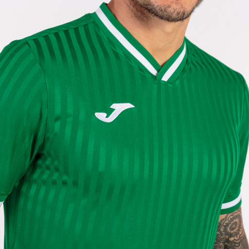 Camiseta Joma Toletum III Verde de Manga Curta
