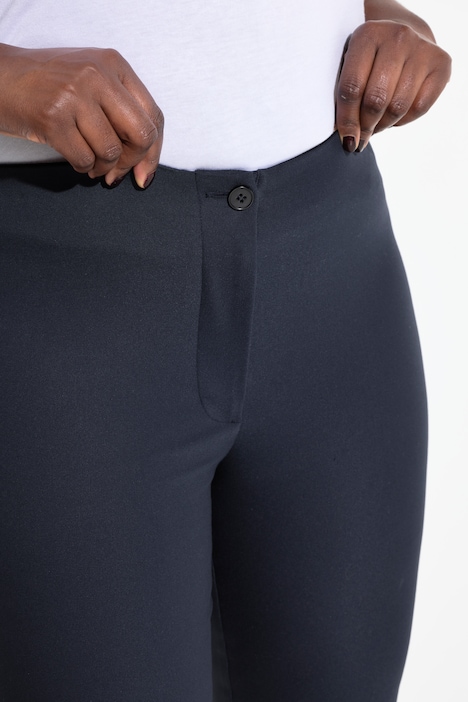 Bengalinhose Sienna, schmales Bein, Stretch, Elastikbund