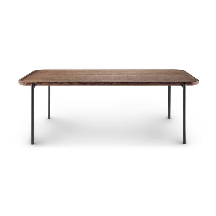 Eva Solo - Savoye Couchtisch H 42 cm, 120 x 50 cm, Eiche geräuchert / schwarz